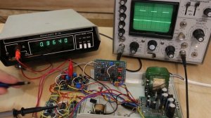 Синхронный детектор и интеграторы №2 - проверка работы по переменному току и диапазона калибровки