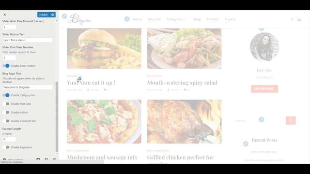 Bloguten - WordPress Free Blog Theme Documentation смотреть онлайн