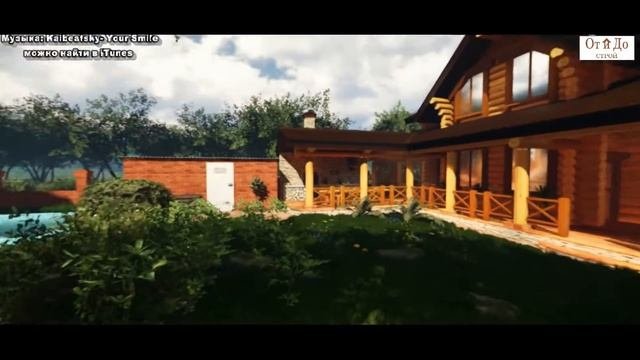 Проект двухэтажного деревянного жилого дома
