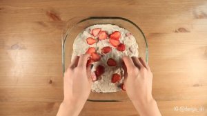 Как приготовить вкусный пп пирог с клубникой? | Диетический пирог из рисовой муки