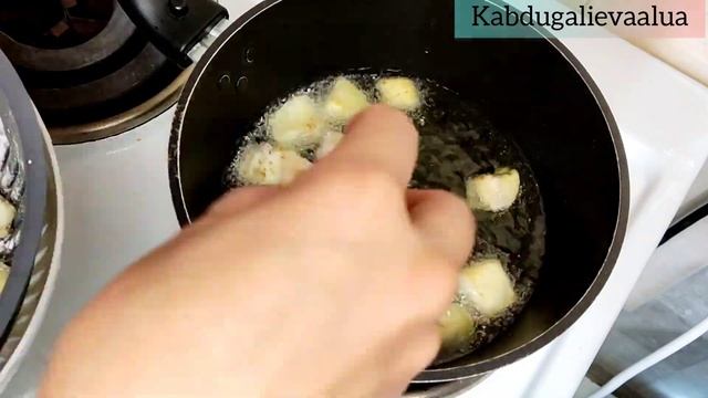 Хрустящие баклажаны в кисло-сладком соусе.Қазақша рецепт.#салат#салатизбаклажанов