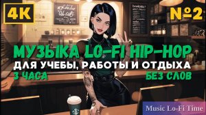 Музыка Lofi hip-hop - музыка для работы, учебы, фона, баров и кафе №2