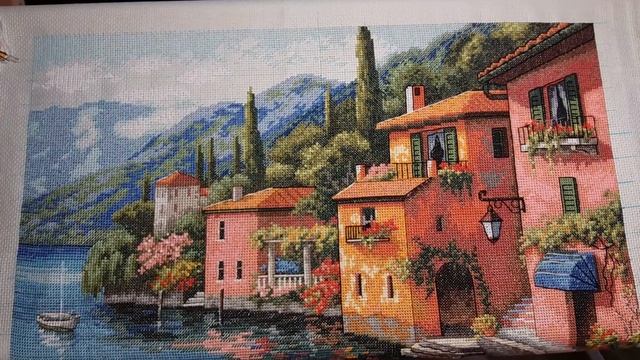 175 #Вышивальная неделя/Готовая вышивка/Парка много не бывает/Встретила художницу смотреть онлайн