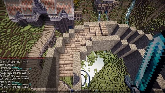 Tutorial: Perfectly curved minecraft roads смотреть онлайн