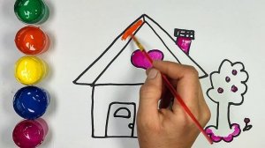 Drawing House for children_ Рисунок дворца для детей