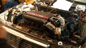 Lancia Thema 8.32 Ferrari first start after more than 10 years HD !