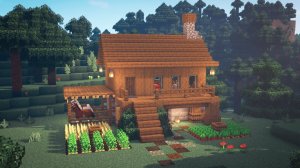 Майнкрафт | Как построить простой дом для выживания | Стартовый дом | Minecraft строительство дома