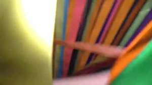 Ленточный лабиринт! Истерика у ребенка!