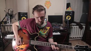 Hit the road Jack, bass cover Musima 1657B semihollow