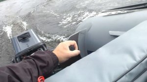 Флагман 350, Ямаха 8, замер скорости