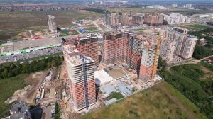 ЖК Парк Победы, Краснодар. Август 2021. Ход Строительства. Строительная компания DOGMA.