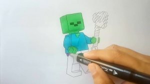 How to make Coloring Minecraft || Coloring Pages #minecraft