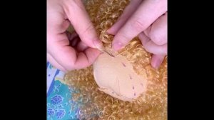 Мастер-класс "Как пришить волосы жгуты текстильной кукле" кукле