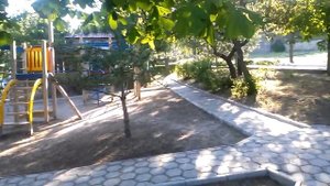 Пансионат "Урзуф " (в поселке Урзуф ) детская площадка.