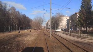 Трамвай №8 Нижний Новгород 09 03 2020 Весь маршрут 71-605 КТМ-5М3 Tram №8 Nizhny Novgorod