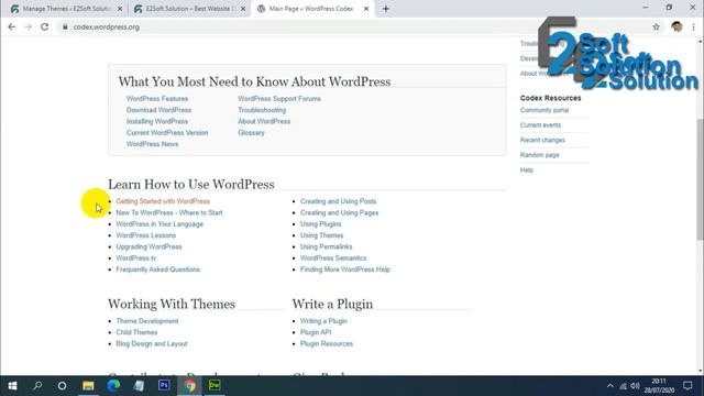 WordPress Theme Development Bangla Tutorial Part 1 | E2Soft Solution