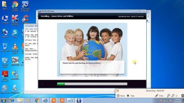 SOLVED : HOW TO INSTALL EPSON PRINTER WIFI SETUP L355 смотреть онлайн