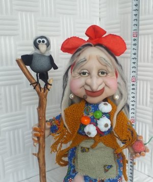 мк ворона (из капрона )