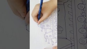 как нарисовать Танк КВ 44 м