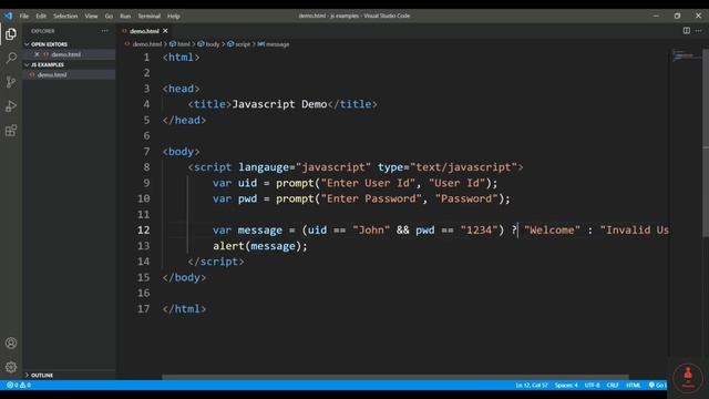 13 - JavaScript Logical Operators - JavaScript Course