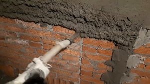 Штукатурка стен подвала