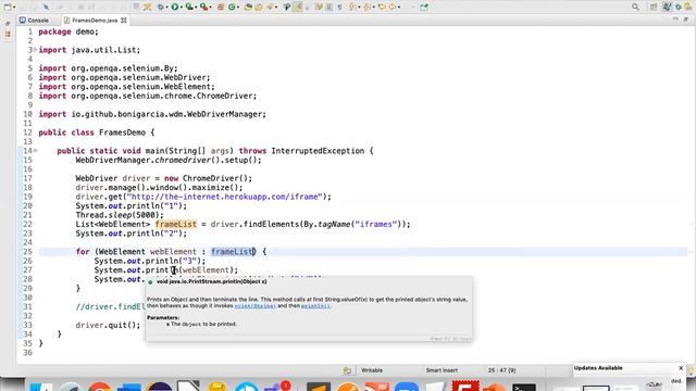 S04 Part3 Handling frames and multiple window in Selenium