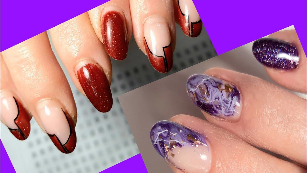 *388*Коррекция Ногтей/Ремонт Трещины/Очень Быстрый Дизайн/nail correction. Repair.