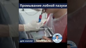 Зондирование лобной пазухи, гнойный фронтит