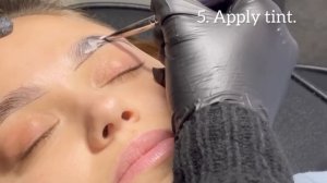 Thuya Brow Lamination steps