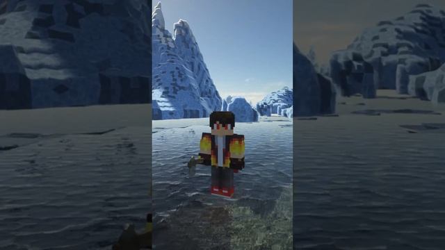 РЕАЛИСТИЧНЫЙ ЛЁД МАЙНКРАФТ #Shorts смотреть онлайн