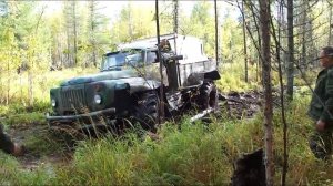 Вездеход на базе Газ-66 и колёсах Т-150