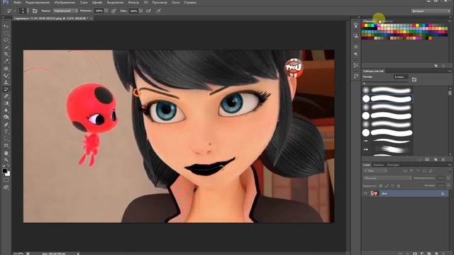 Маринетт в стиле рока/Леди-Баг и супер-кот. смотреть онлайн