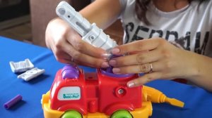 Собираем пожарную машину и мотоцикл. Детский конструктор. Видео для детей