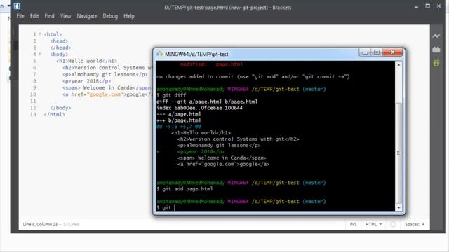 15 طريقة تعديل أخر تحديث تم حفظه في المخزن مع جيت Amend commit with git смотреть онлайн