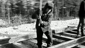 1971 год. Надым. Строительство железной дороги Надым-Пунга.