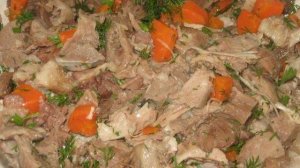 Мясной рулет из рульки и языка