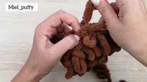 Коврик с петельками из Ализе Пуффи