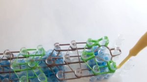 ▦ Браслет из резинок БЛОКИ МАЙНКРАФТА ▦ Как плести браслеты из резинок на станке Rainbow Loom Bands