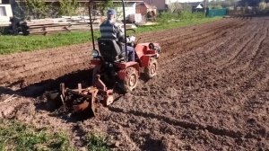 мтз - 132н режем борозды