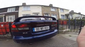 Subaru Legacy B4 Twin Turbo Start up and exhaust sound. GoPro Hero 4