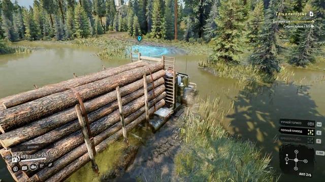 SnowRunner-Моды-Peterman 3790 by M181-Карта Paradise Valley-Перевозка грузов-Часть 12 смотреть онлайн