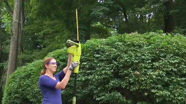 Sun Joe SJH904E 4.5 Amp 19 in. Multi-Angle Telescoping Pole Hedge Trimmer смотреть онлайн