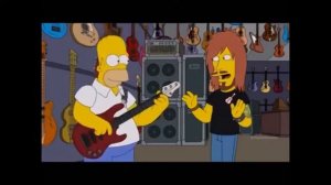 Homer Simpson plays bass. Гомер Симпсон и бас-гитара