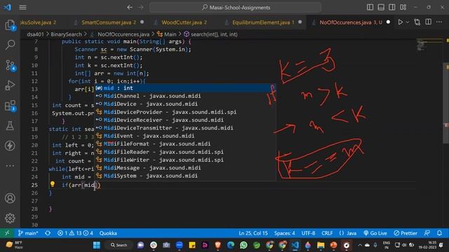 How To Count Occurrences of a Number in an Array Using Binary Search || No. of Occurrence in Array