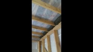 Дачный домик/  Утепление стен рулонным утеплителем в 100 мм /  Чистовой пол