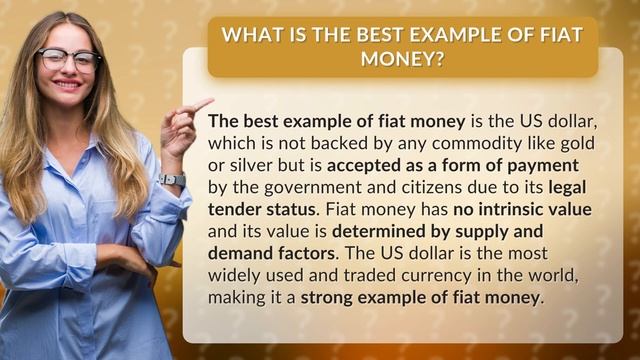 What is the best example of fiat money? смотреть онлайн