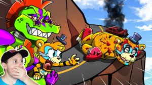 КАК МОНТИ СБИЛ ФРЕДДИ. Фнаф Секьюрити Брич анимация. Фнаф 9 мульты.