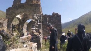 Аланский женский Монастырь. Праздник Успения Святой Богородицы. Храм в Лисри.