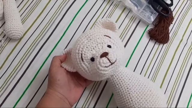 Oso Valentino Amigurumi - Diseñando Cabeza Y Carita смотреть онлайн