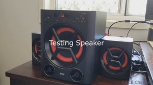 LG LK72B XBoom Speaker - Unboxing and Sound Test